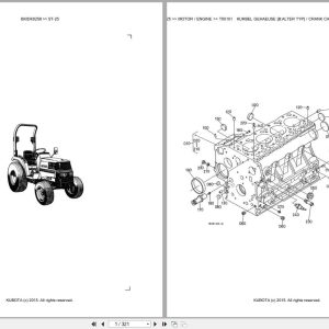 Kubota Tractor ST 25 Parts Catalog EN DE (1)