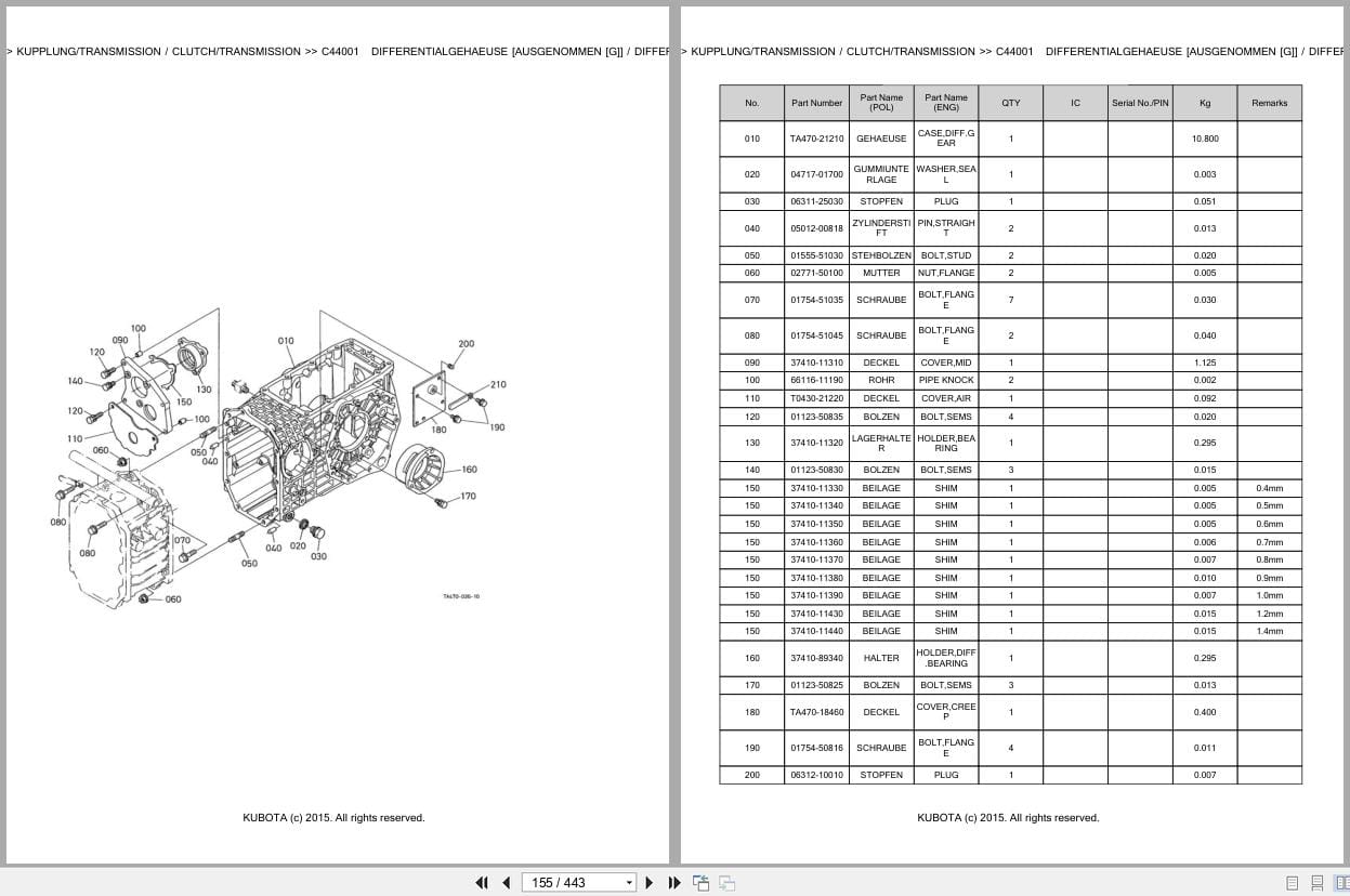 Kubota Tractor ST Alpha Parts Catalog EN DE (3)