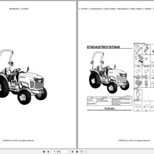 Kubota Tractor STW40 Parts Catalog EN DE (1)