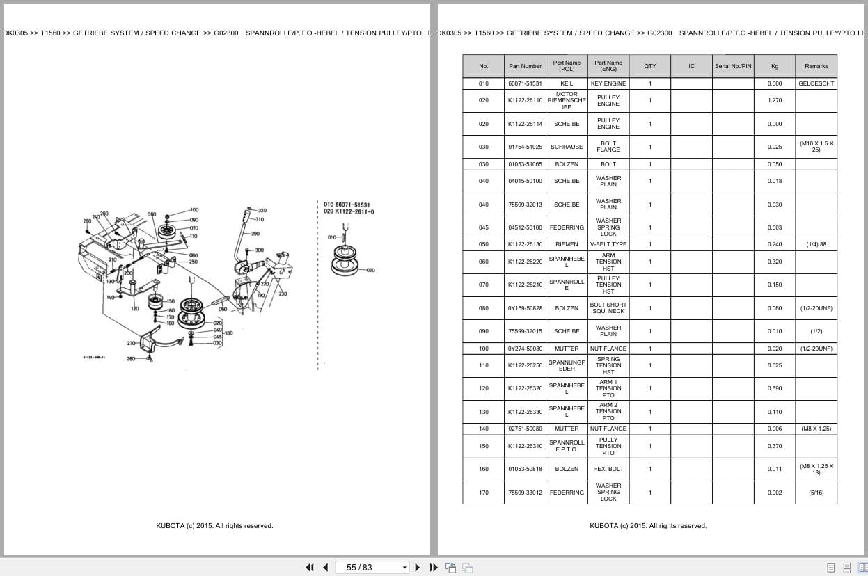 Kubota Tractor T1560 Parts Catalog EN DE (3)