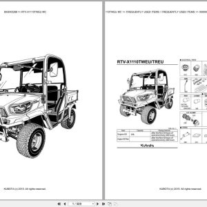Kubota Utility Vehicle RTV X1110TWEU MC Parts Catalog EN DE (1)