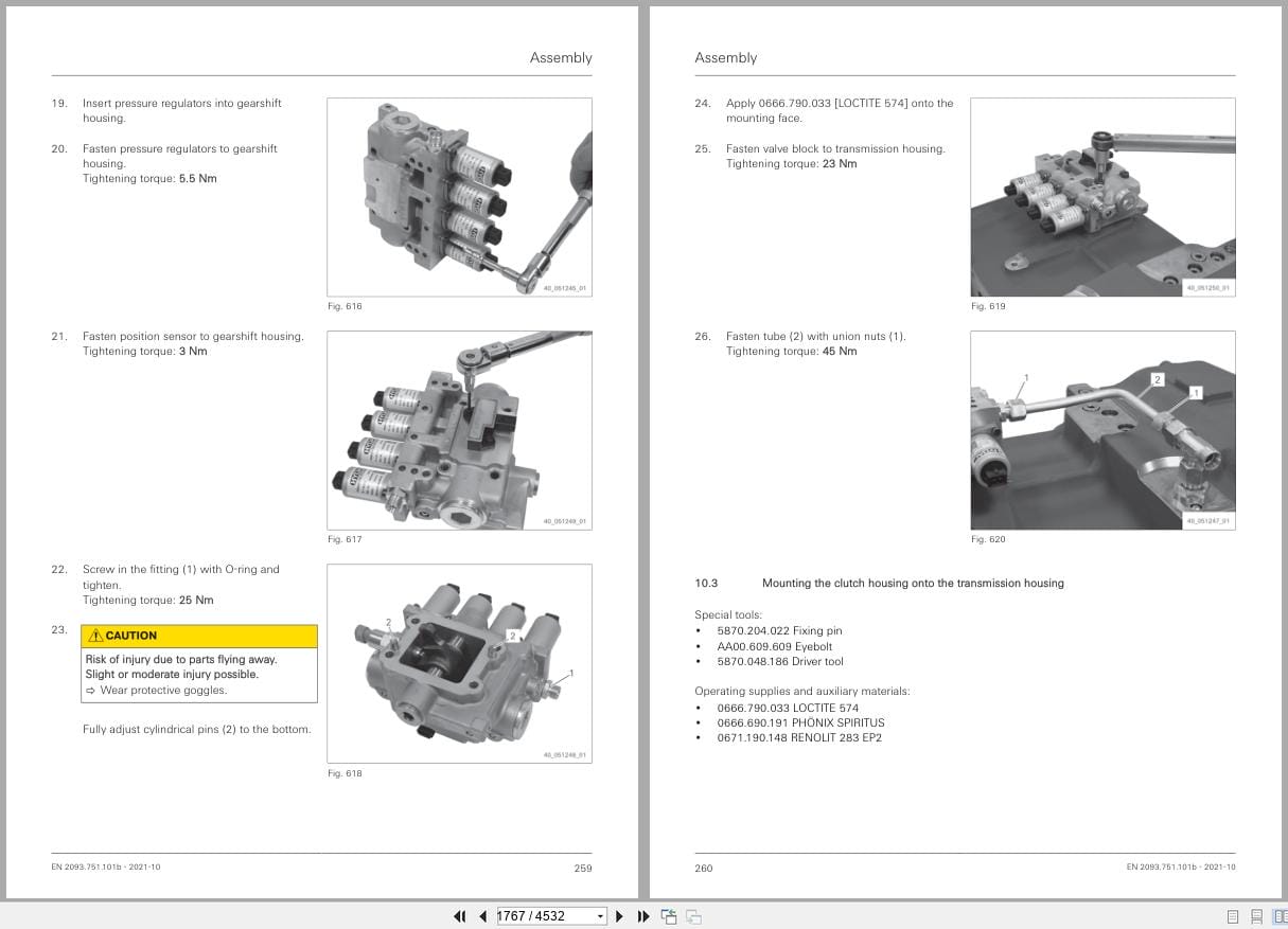 Landini Tractor 7 Series Robo Six SWB RPD8 Service Manual 6720646A2 2022 (2)