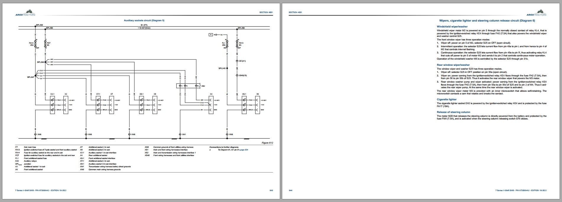 Landini Tractor 7 Series V Shift SWB RPD8 Service Manual 6720654A2 2022 (3)