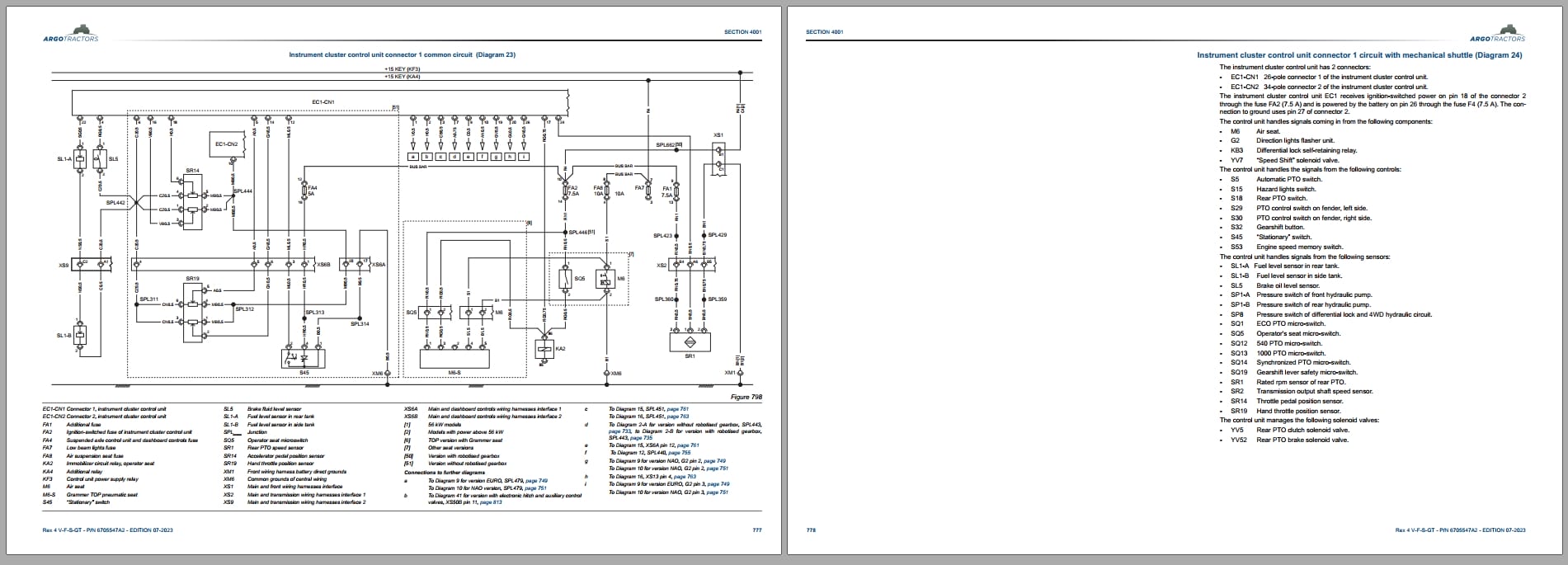 Landini Tractor Rex 4 V F S GT 4 080 To 4 120 RP5D Service Manual 6705547A2 2023 (3)