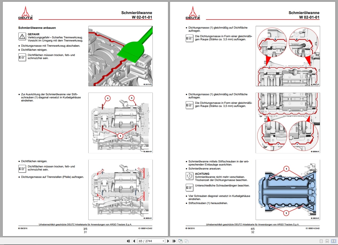 Landini Tractor Series 4V 4F 4GT Workshop Manual 6635339A2 2021 DE (2)