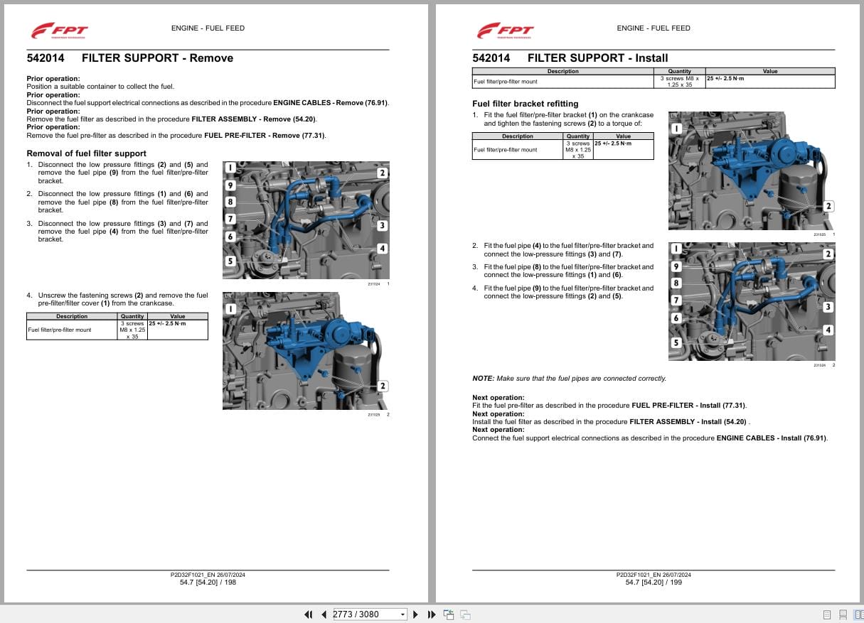 Landini Tractor Series 6H 6 125H 6 135H RS2C Service Manual 6727101A1 2023 (2)