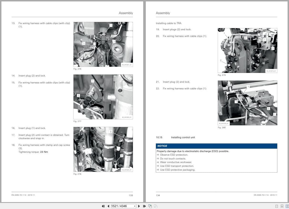 Landini Tractor Series 7 7 210 7 230 7 240 V Shift RPE7 Service Manual 6686753A4 2023 (2)