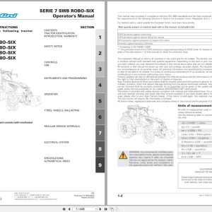 Landini Tractor Series 7 SWB Robo Six RPD8 ECO Operators Manual 6691060A3 2023 (1)