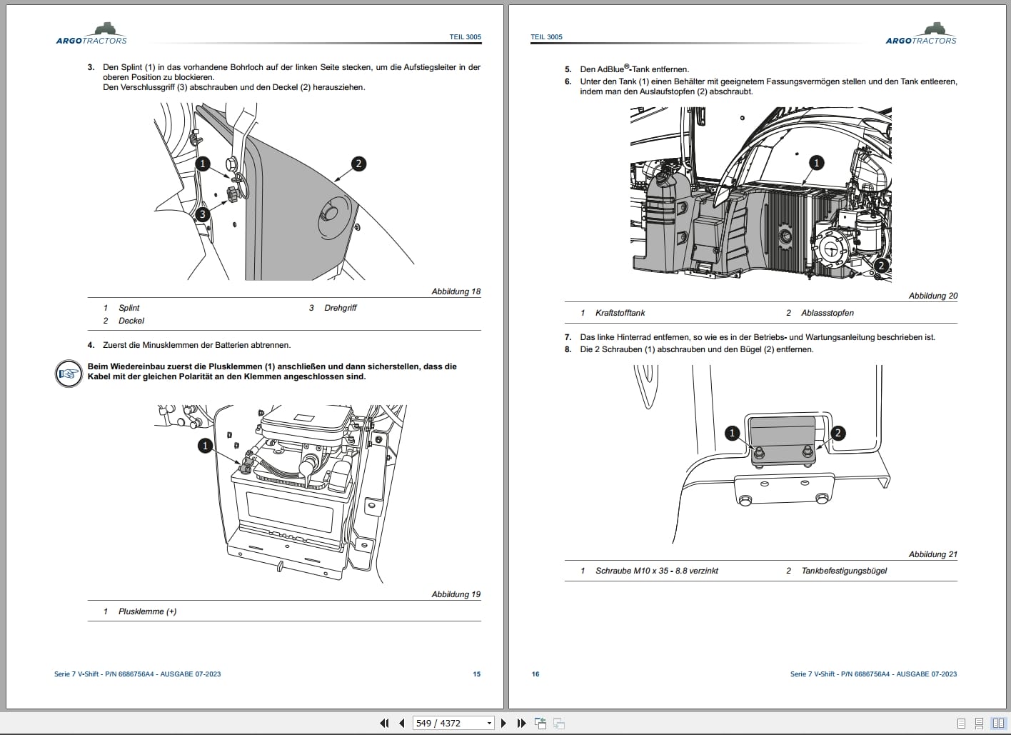 Landini Tractor Series 7 V Shift Workshop Manual 6686756A4 2023 DE (2)