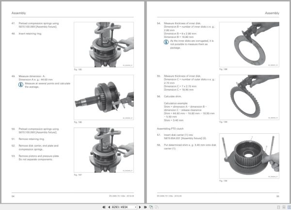 Landini Tractor Series 8 8 270 8 310 V Shift RPF2 Service Manual 6723914A1 2023 (2)