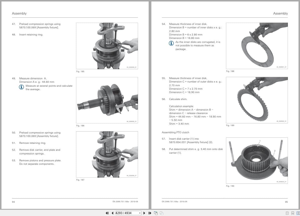Landini Tractor Series 8 8 270 8 310 V Shift RPF2 Service Manual 6723914A1 2023 (2)