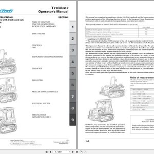 Landini Tractor Trekker 4 105 To 4 110 FM CP04 Operators Manual 6621074A4 2021 (1)