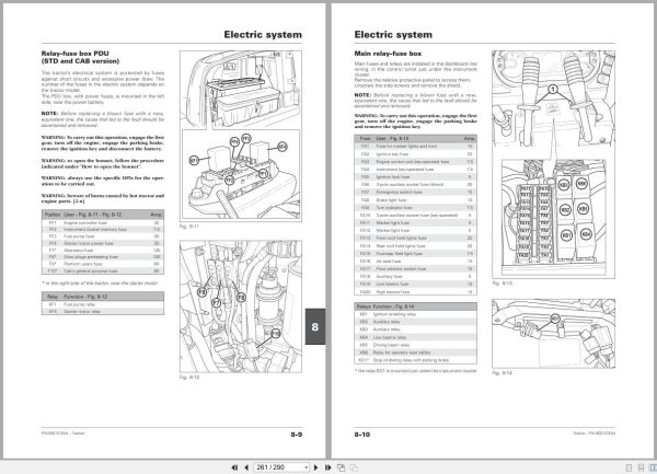 Landini Tractor Trekker 4 105 To 4 110 FM CP04 Operators Manual 6621074A4 2021 (2)