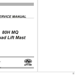 Lift Tek 80H MQ Quad Lift Mast Service Manual 292290R10 (1)