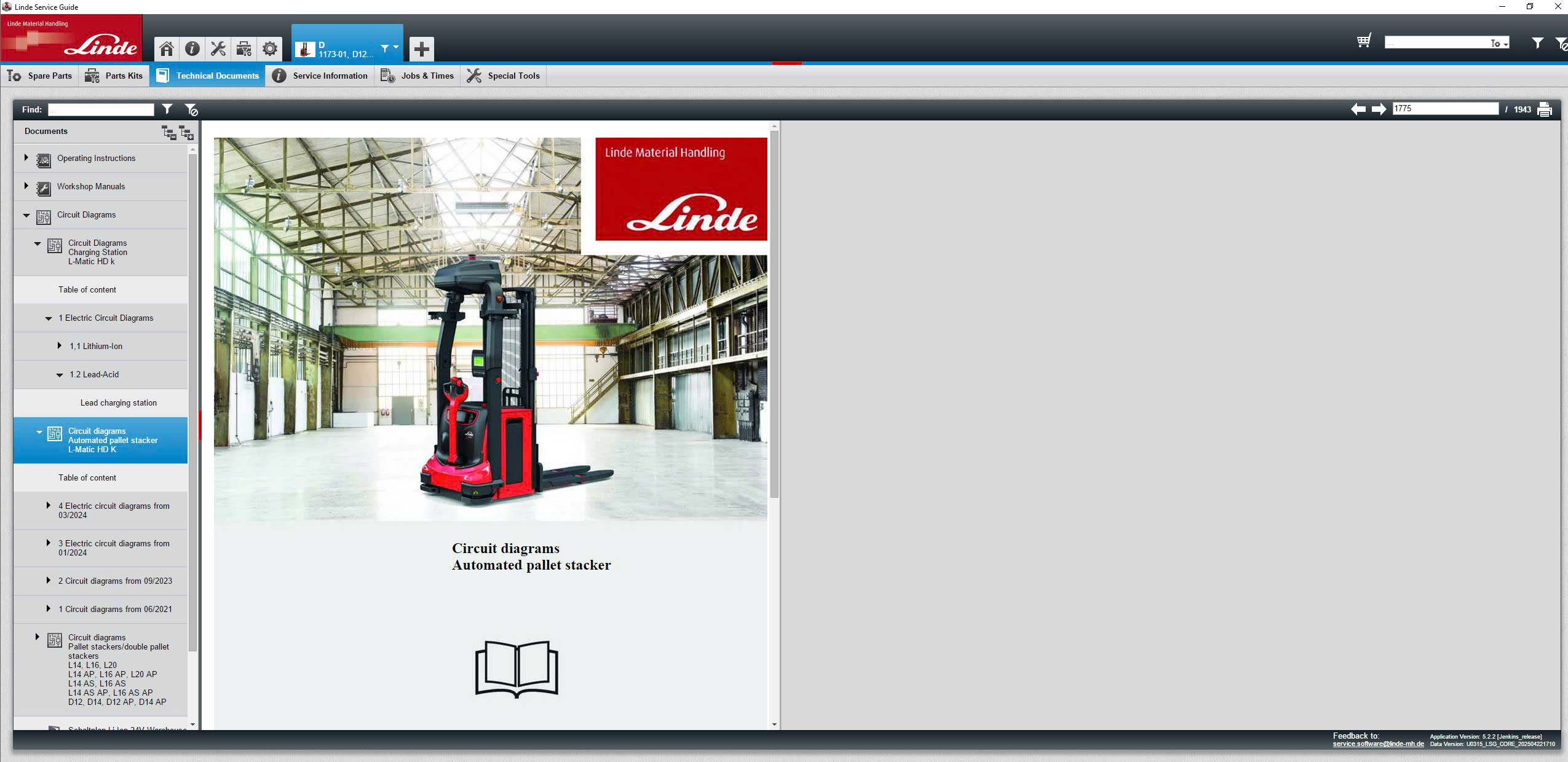 Linde Service Guide U0315 Updated 05.2025 9