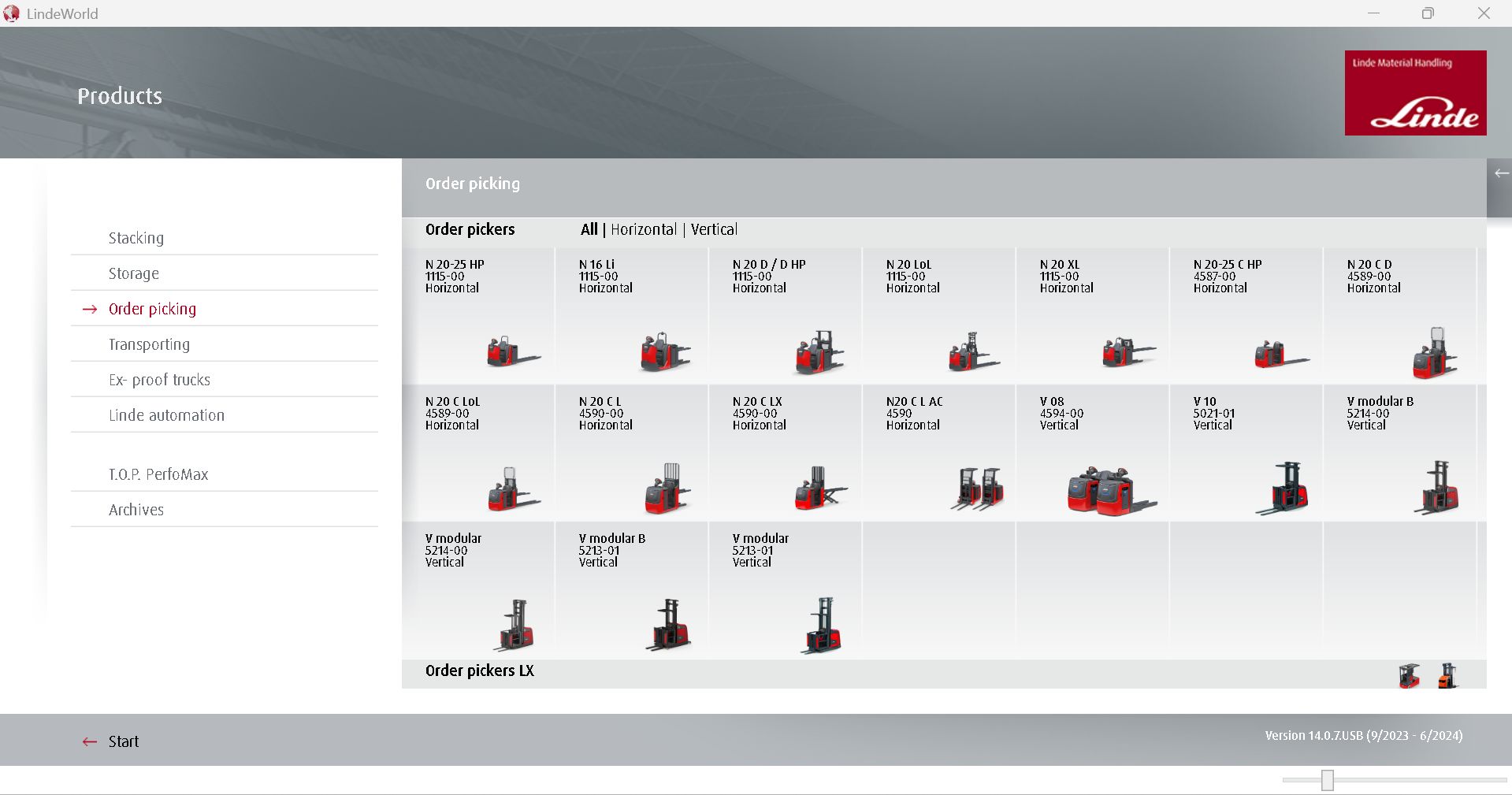 LindeWorld 14.0.7 2023 2024 Information Product 4