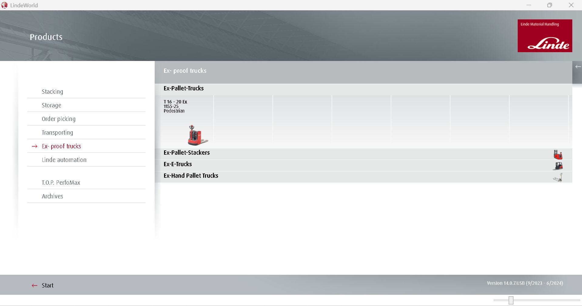 LindeWorld 14.0.7 2023 2024 Information Product 6