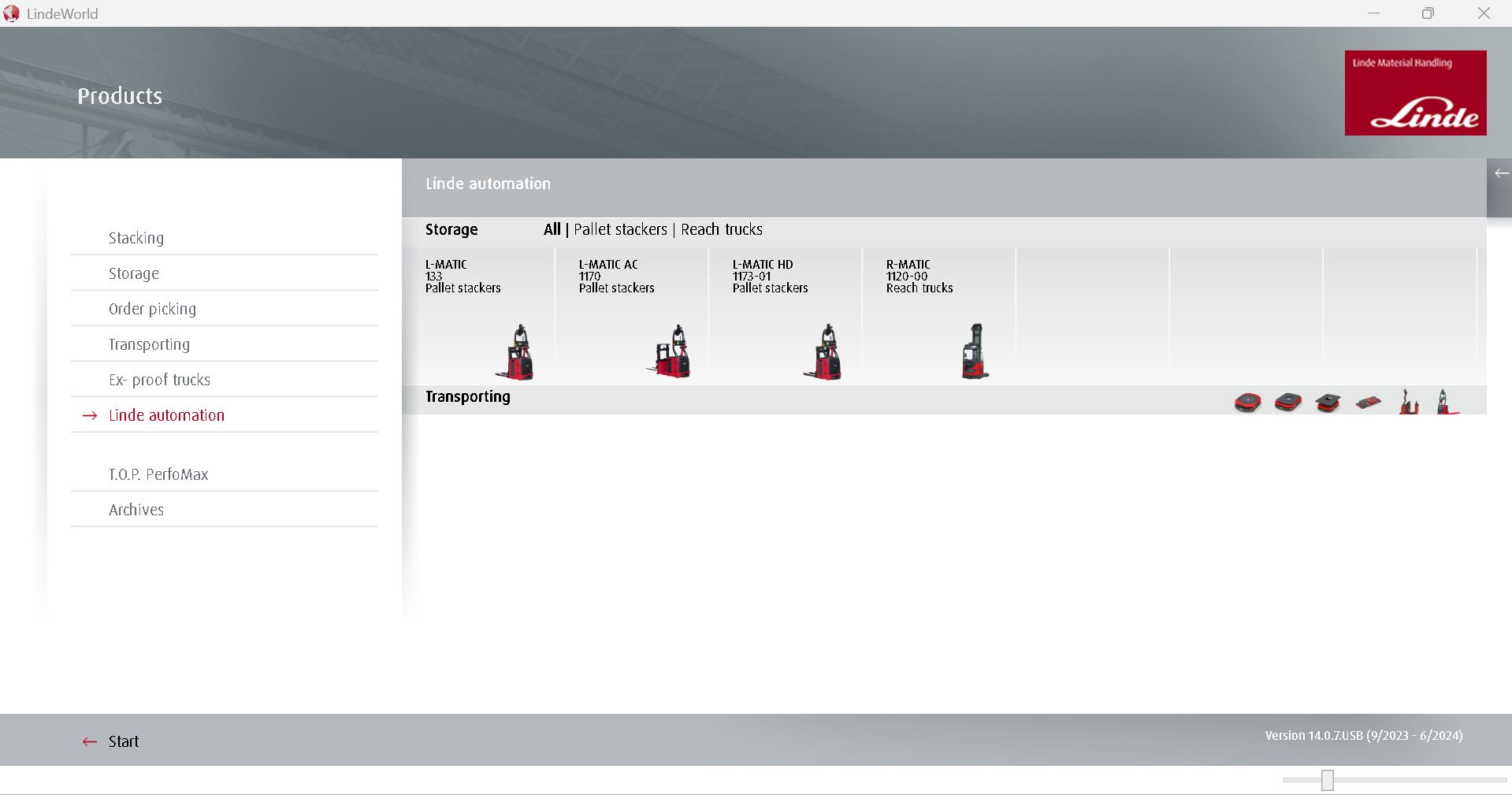 LindeWorld 14.0.7 2023 2024 Information Product 7