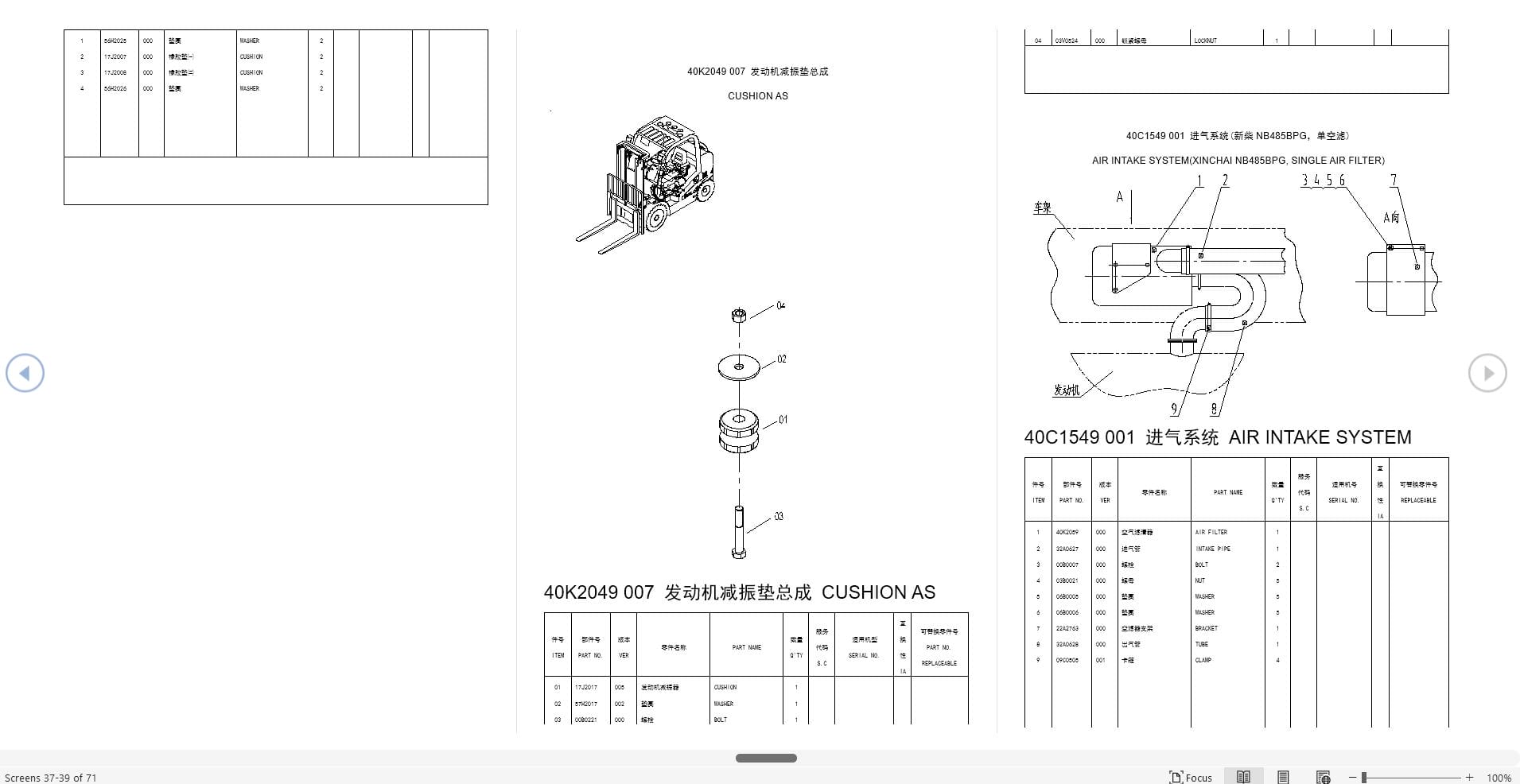 Liugong Forklift Truck CPC15 CPCD15 Parts Manual 201601000 ZH EN (2)