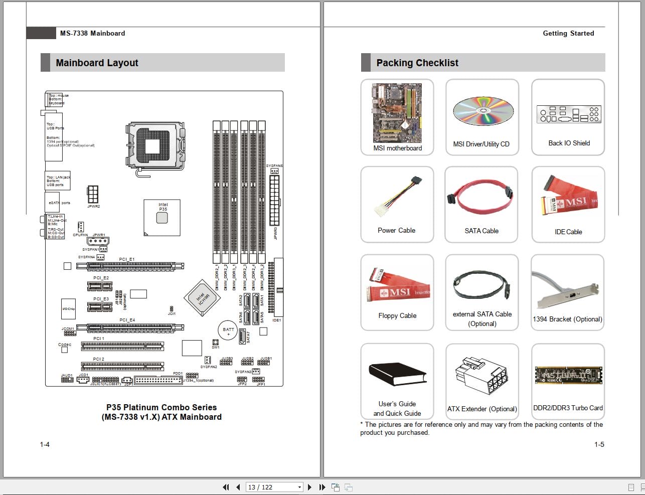 MSI Mainboard P35 Platinum Combo Series MS 7338 Operators Manual (2)