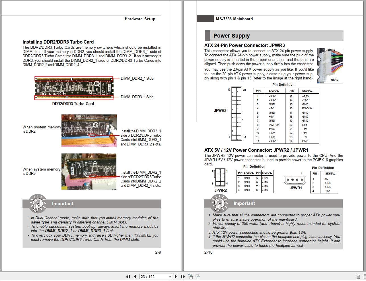 MSI Mainboard P35 Platinum Combo Series MS 7338 Operators Manual (3)