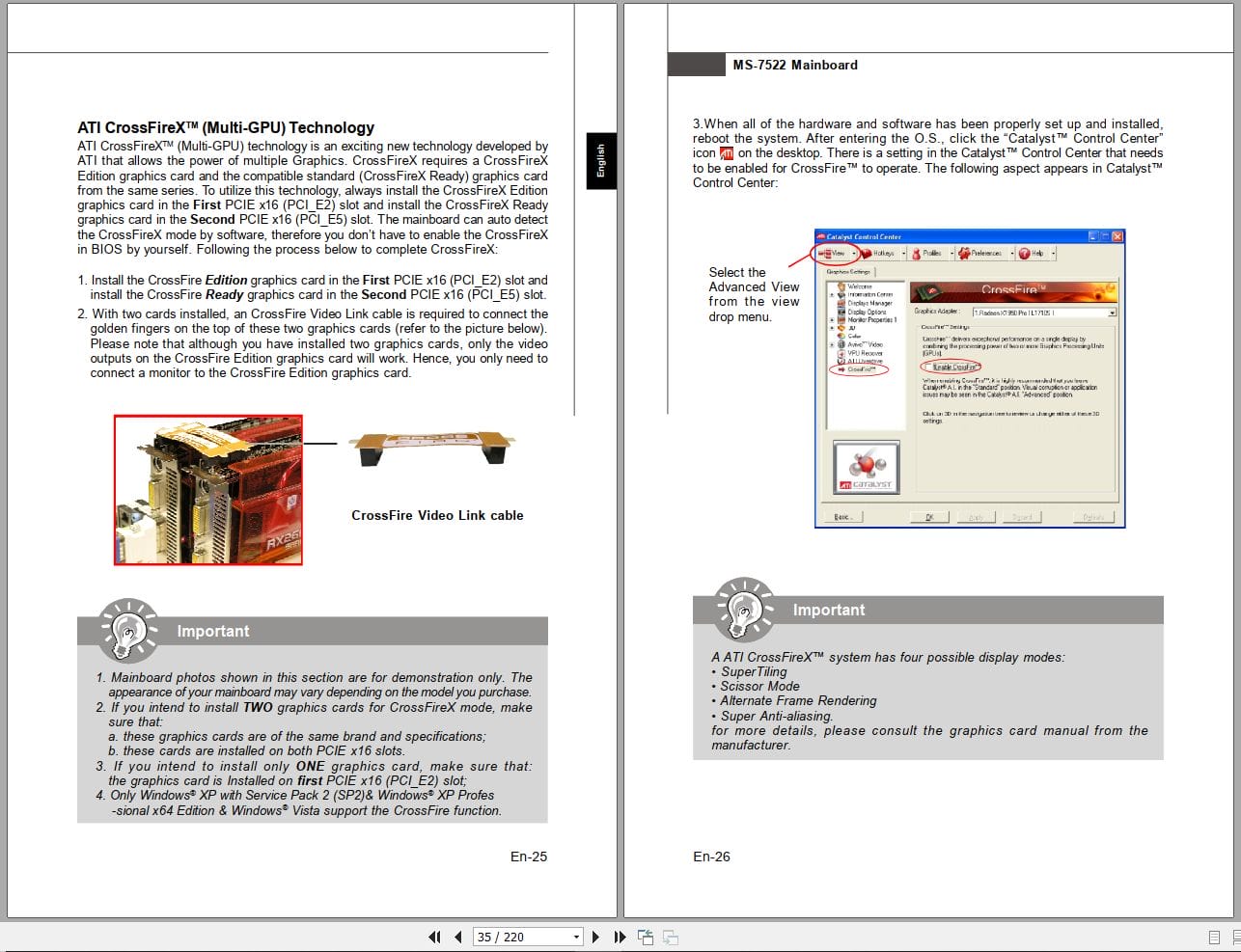 MSI Mainboard X58 Platinum Series MS 7522 Operators Manual G52 75221X2 EN ZH KR (3)