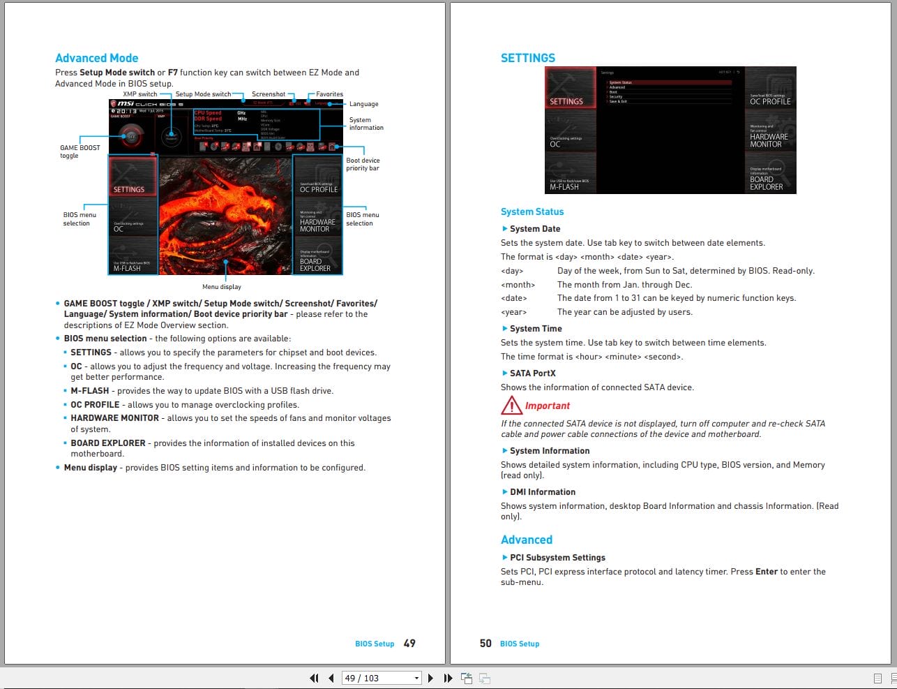 MSI Mainboard Z170 GAMING M6 Operators Manual (3)