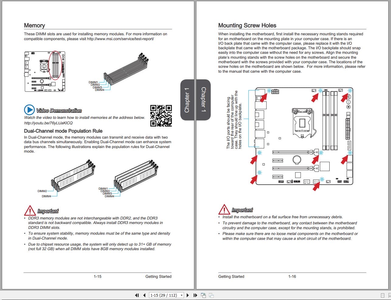 MSI Motherboard Z87M GAMING User Manual G52 78661X1 (2)
