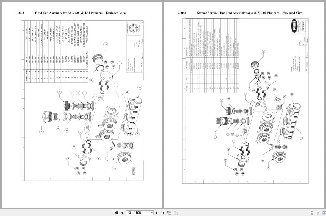 MSI Pump MSITI 600 Technical Manual (2)