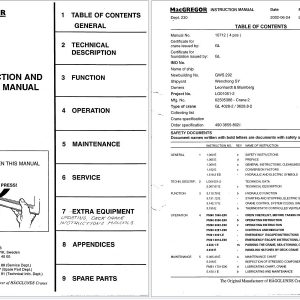 MacGREGOR Cargo Crane GL4028 2 3628.8 2 Instruction and Parts Manual (1)