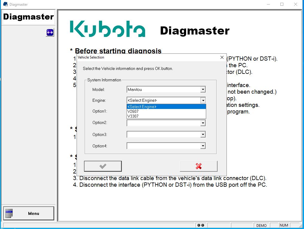 Manitou Diagmaster 24.05.01 Diagnostic Program 5