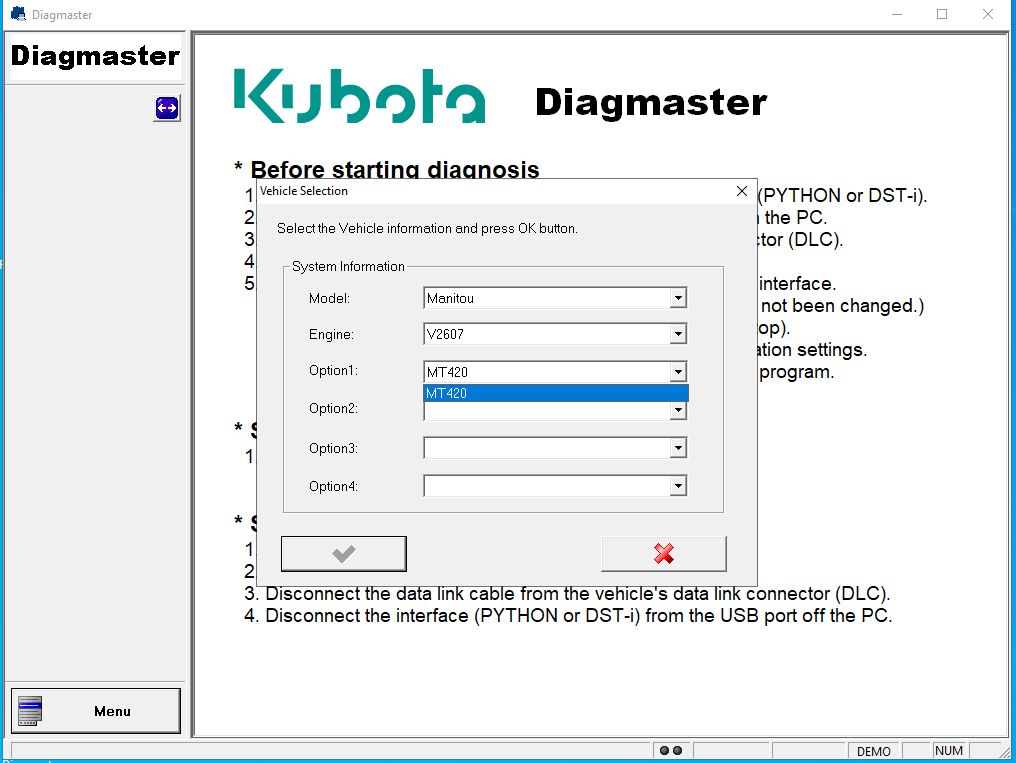 Manitou Diagmaster 24.05.01 Diagnostic Program 6