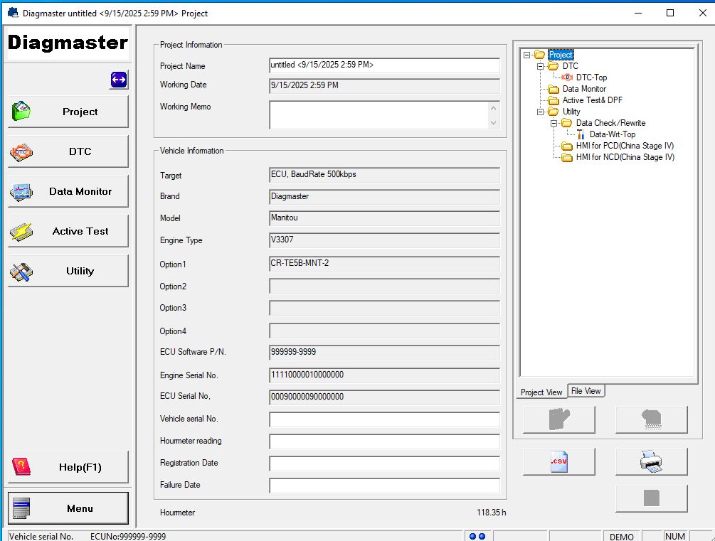 Manitou Diagmaster 24.05.01 Diagnostic Program 8