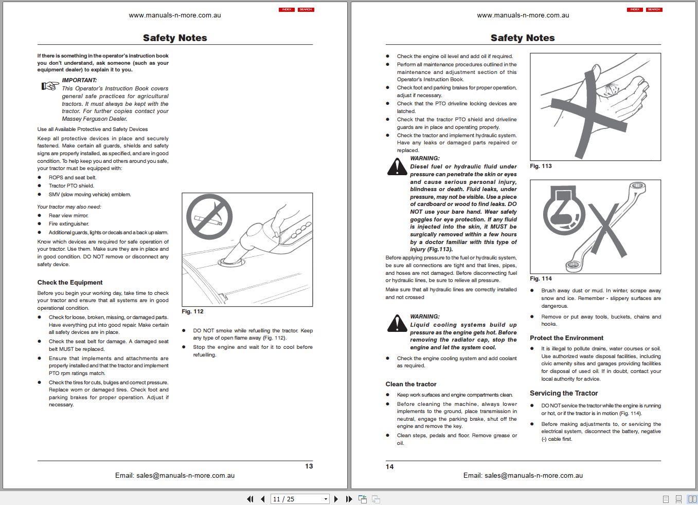Massey Ferguson Tractor 400 Series Service Repair Manual (2)