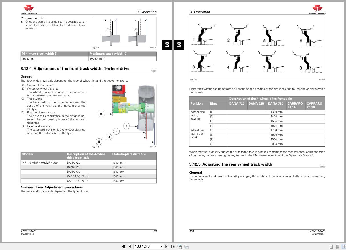 Massey Ferguson Tractor 4700 Series Operators Manual ACW0051230 (3)