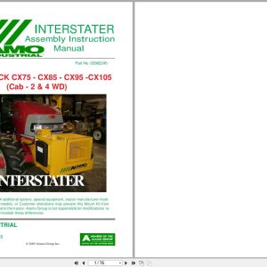 McCormick Tractor CX75 to CX105 Assembly Instruction Manual 02982245 (1)