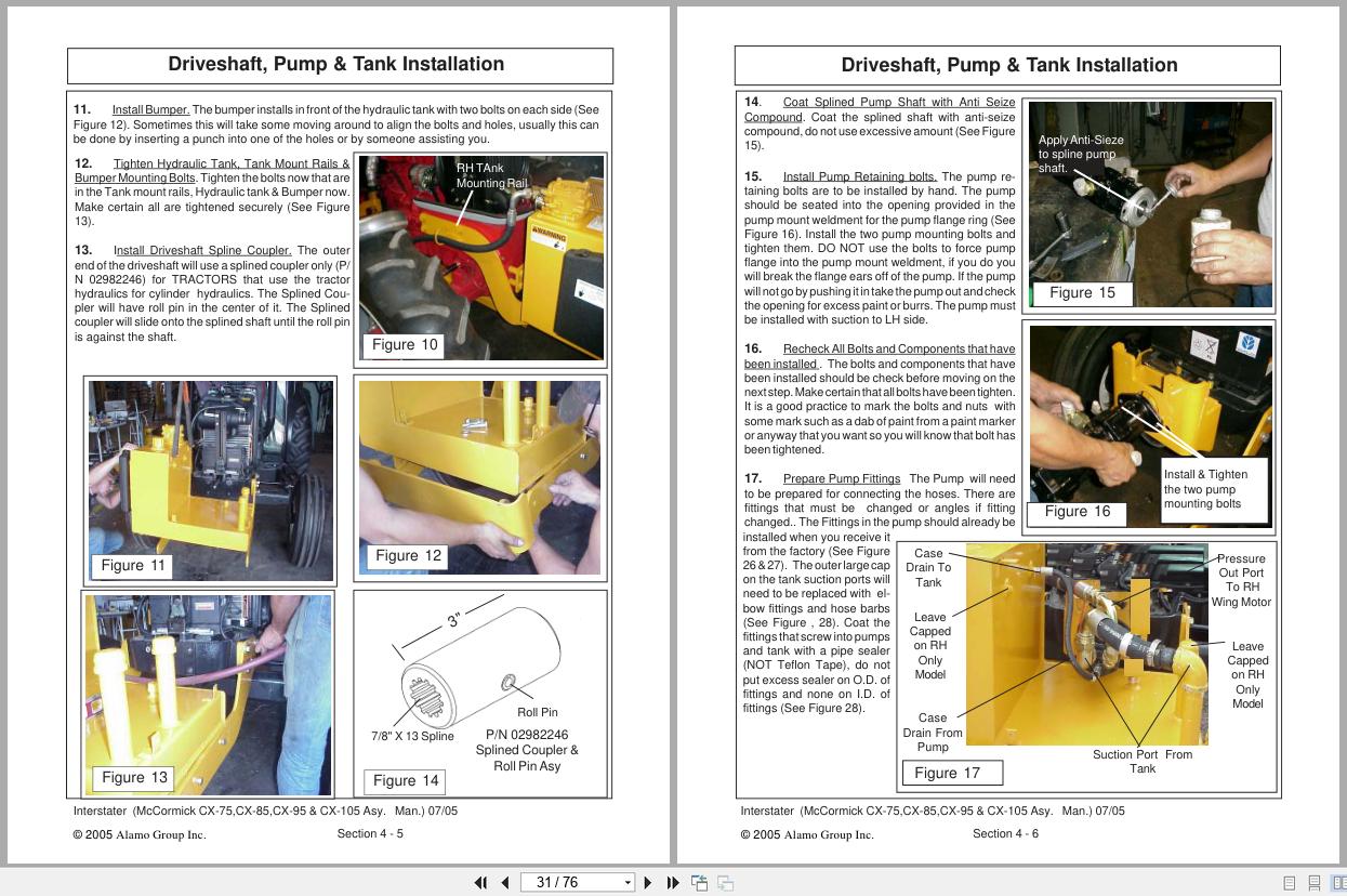 McCormick Tractor CX75 to CX105 Assembly Instruction Manual 02982245 (2)