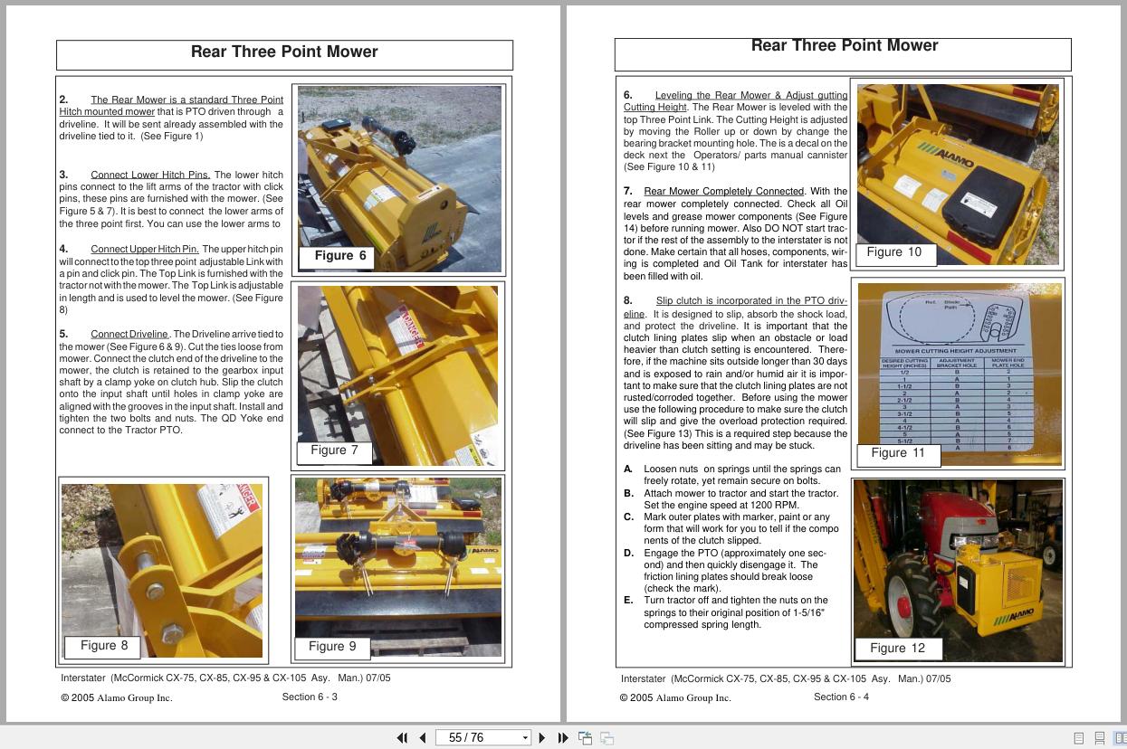 McCormick Tractor CX75 to CX105 Assembly Instruction Manual 02982245 (3)