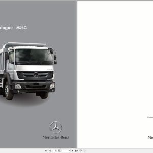 Mercedes Benz Truck Axor 2528C Parts Catalog 2021 (1)