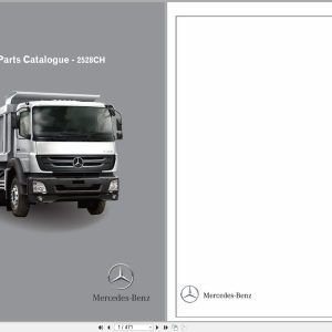 Mercedes Benz Truck Axor 2528CH Parts Catalog 2019 (1)