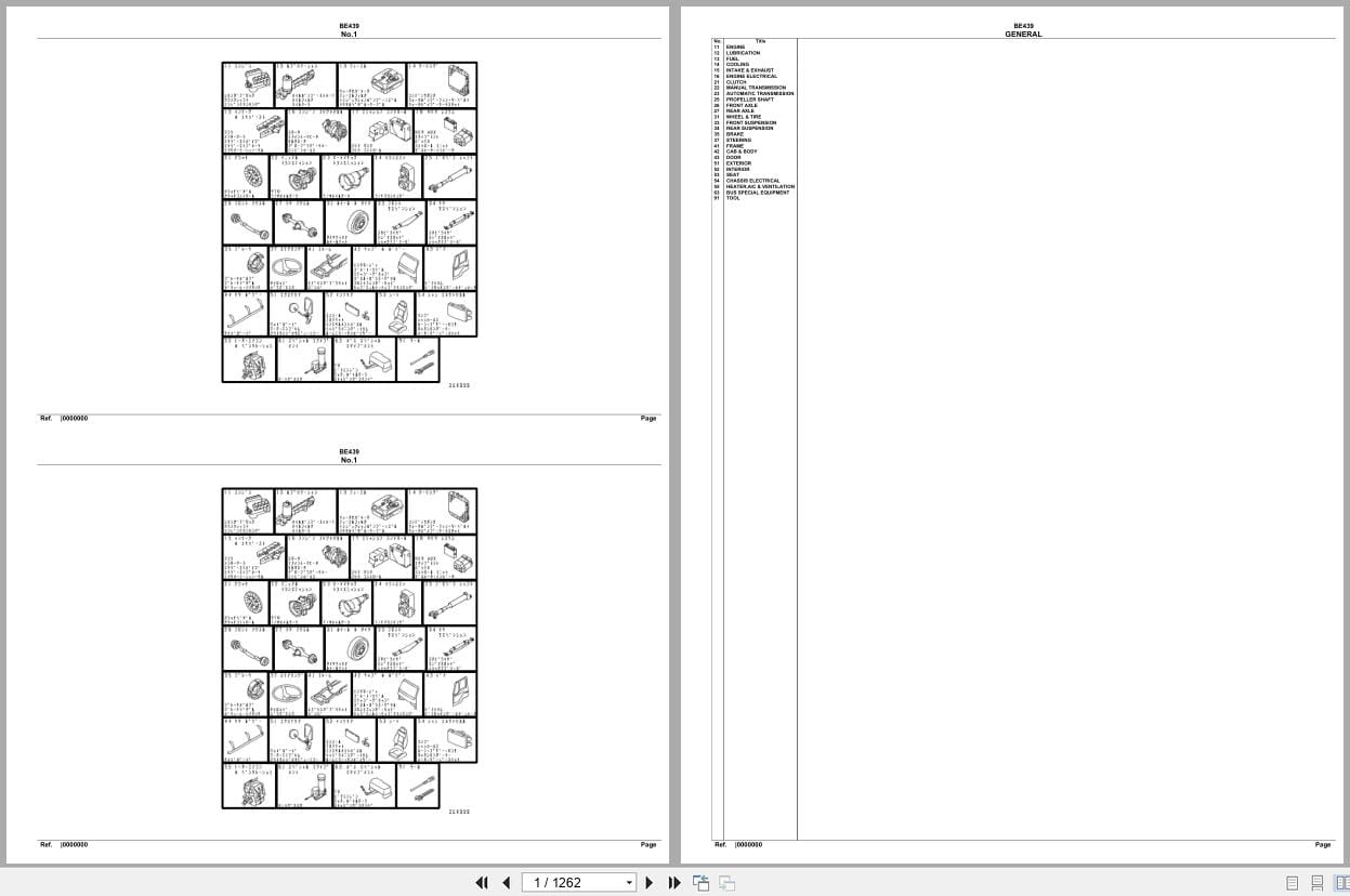 Mitsubishi Fuso Bus BE439 Spare Parts Catalog (1)
