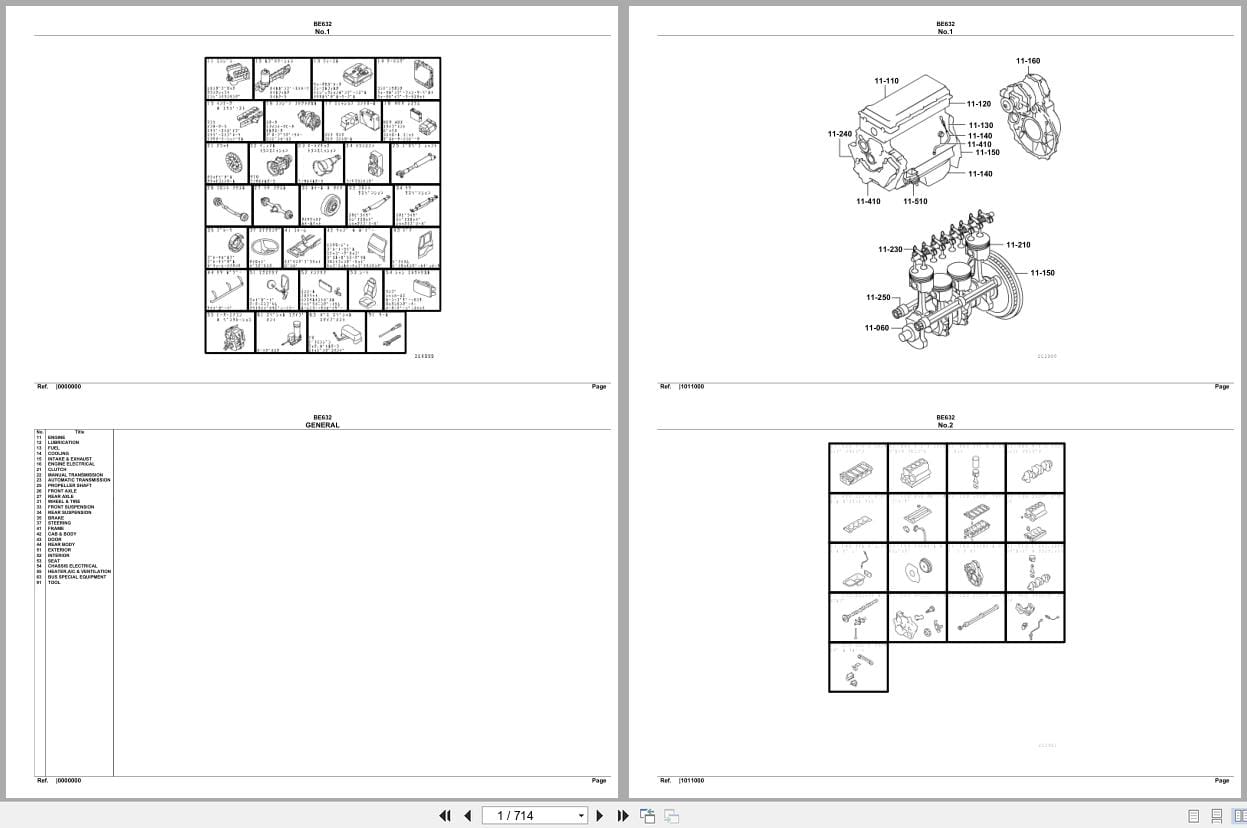 Mitsubishi Fuso Bus BE632 Spare Parts Catalog (1)