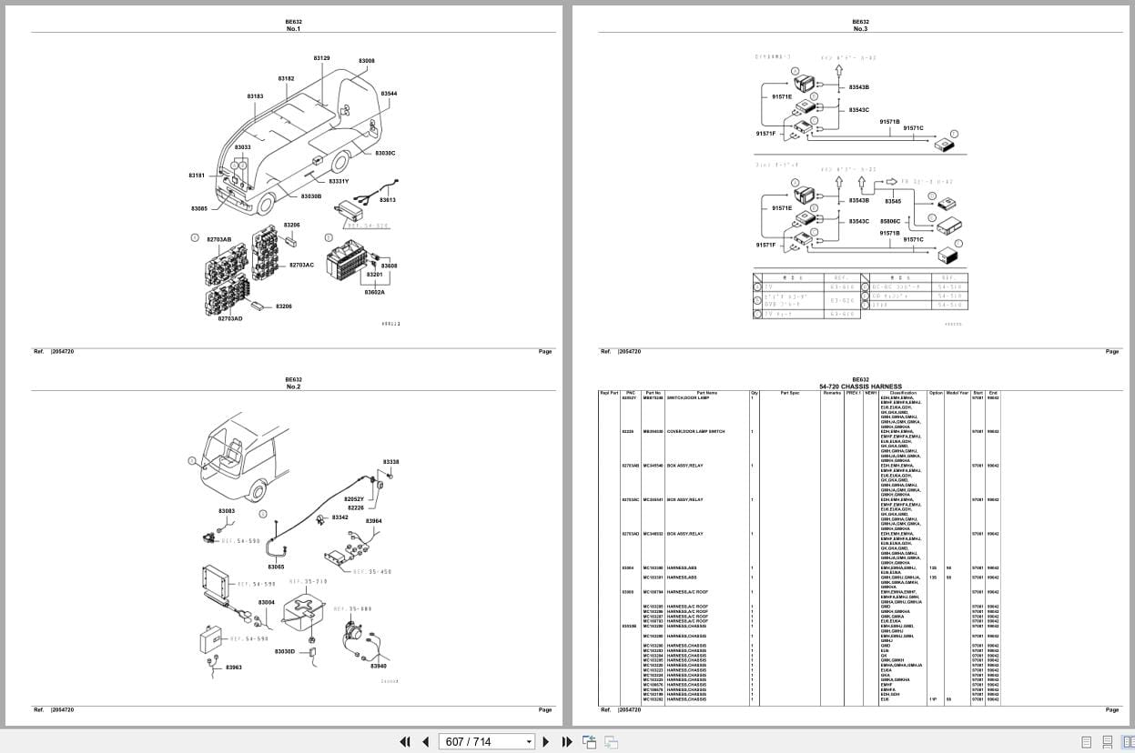 Mitsubishi Fuso Bus BE632 Spare Parts Catalog (2)