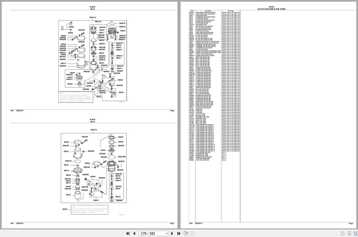 Mitsubishi Fuso Bus MJ629 Spare Parts Catalog (2)