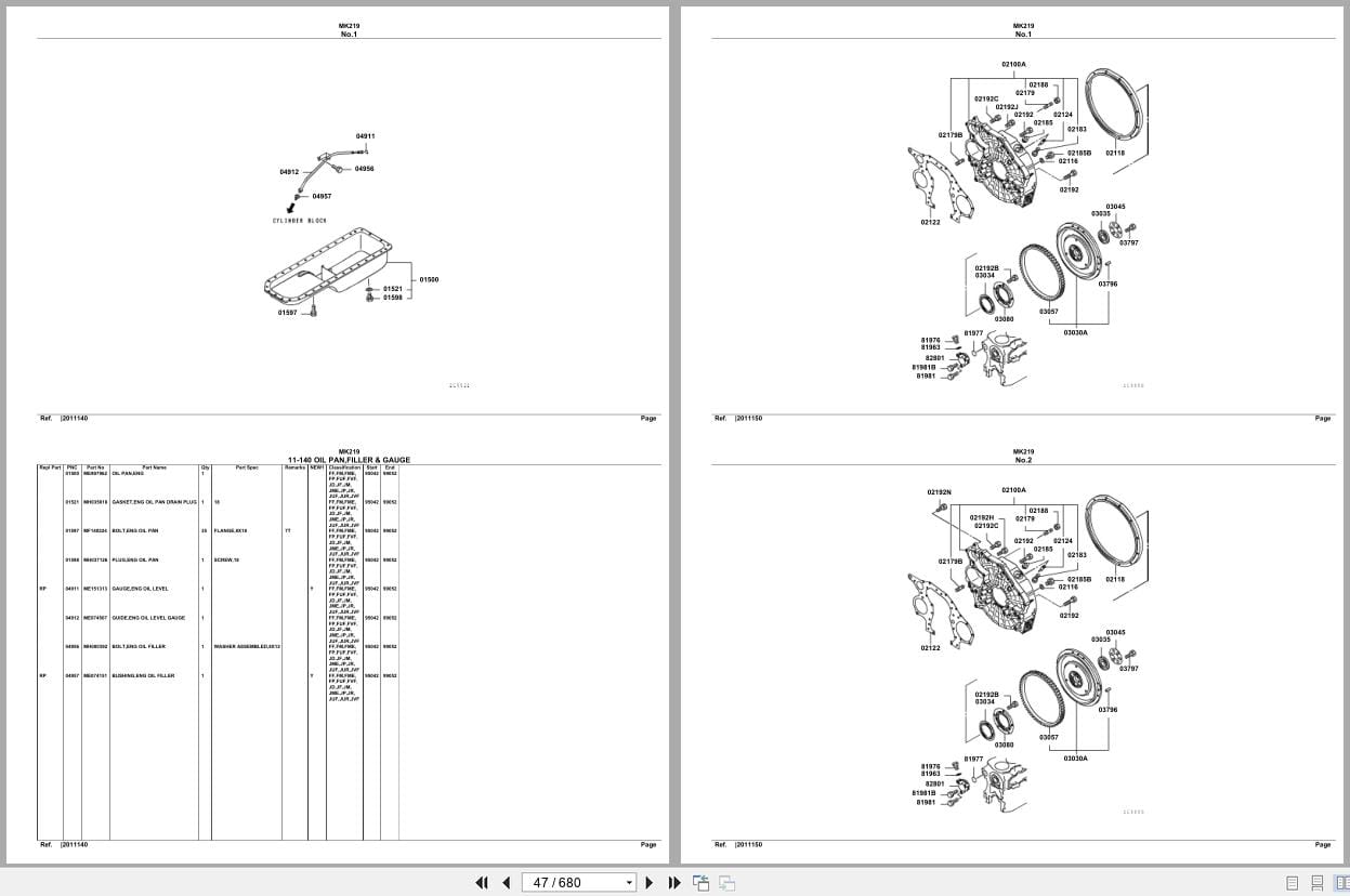 Mitsubishi Fuso Bus MK219 Spare Parts Catalog (2)