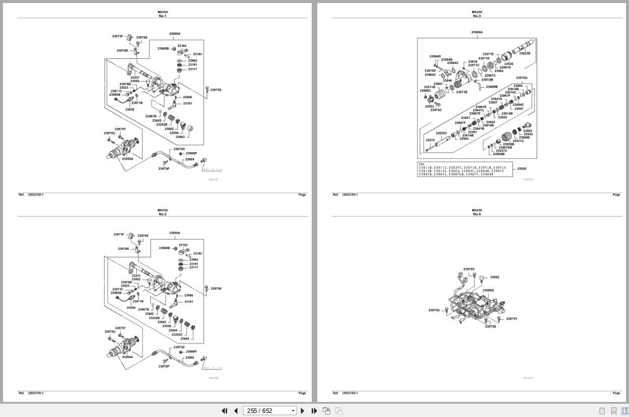 Mitsubishi Fuso Bus MK25H Spare Parts Catalog (2)
