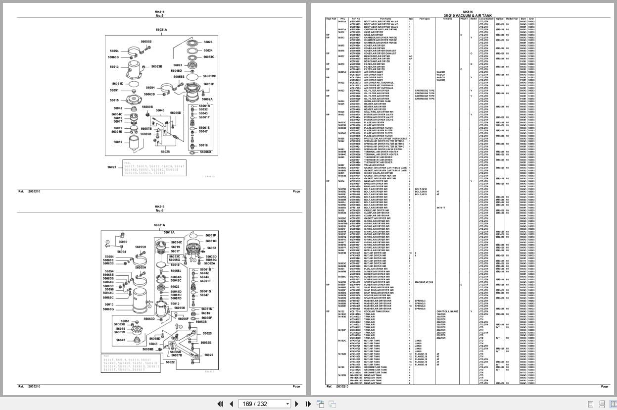 Mitsubishi Fuso Bus MK516 Spare Parts Catalog (2)