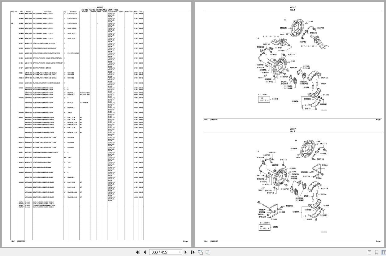 Mitsubishi Fuso Bus MK517 Spare Parts Catalog (2)
