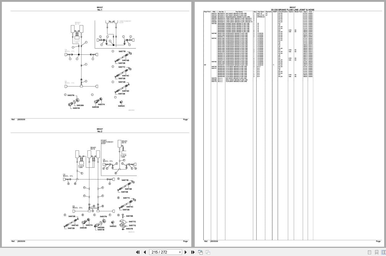 Mitsubishi Fuso Bus MK527 Spare Parts Catalog (2)