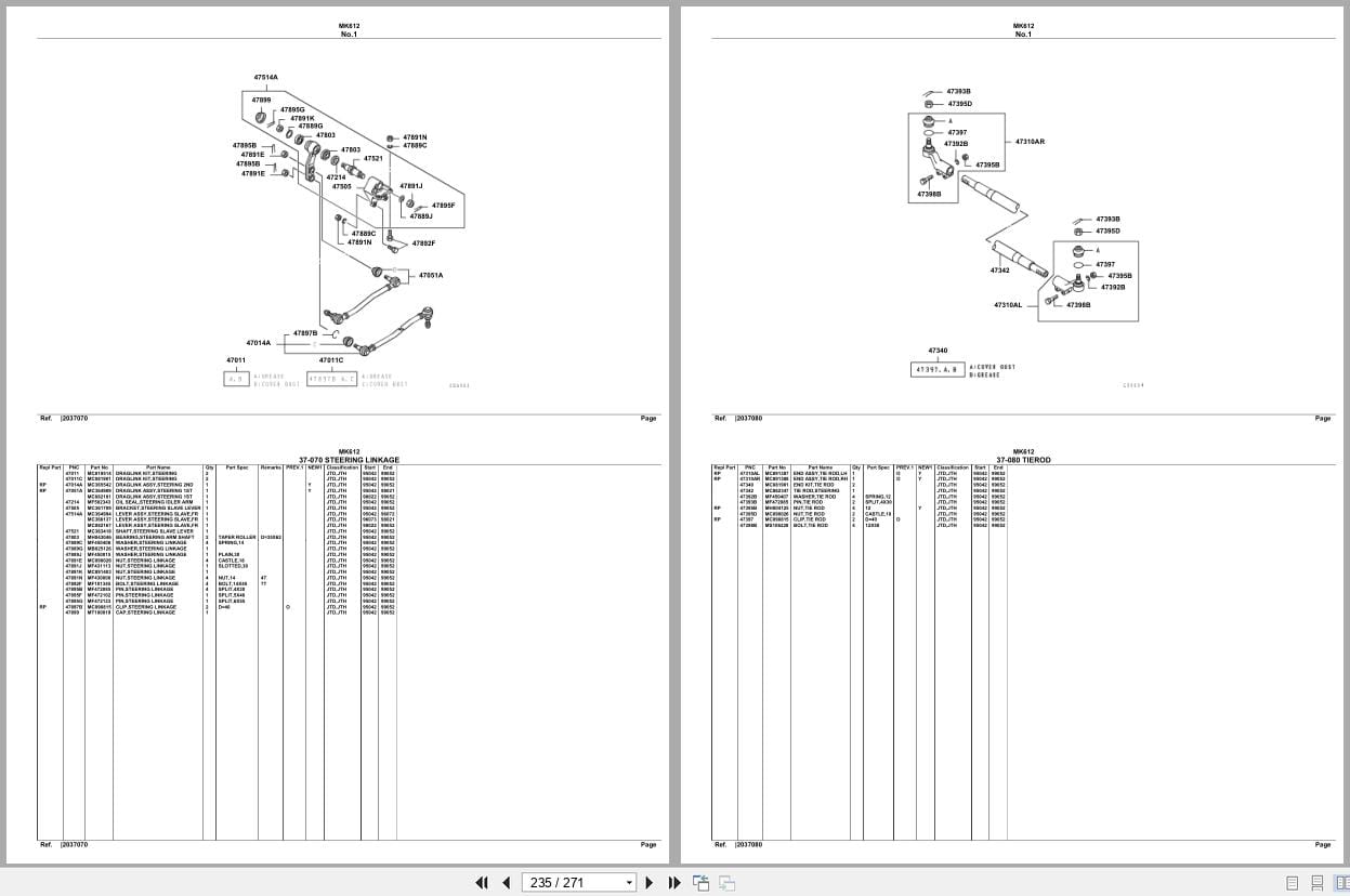 Mitsubishi Fuso Bus MK612 Spare Parts Catalog (2)